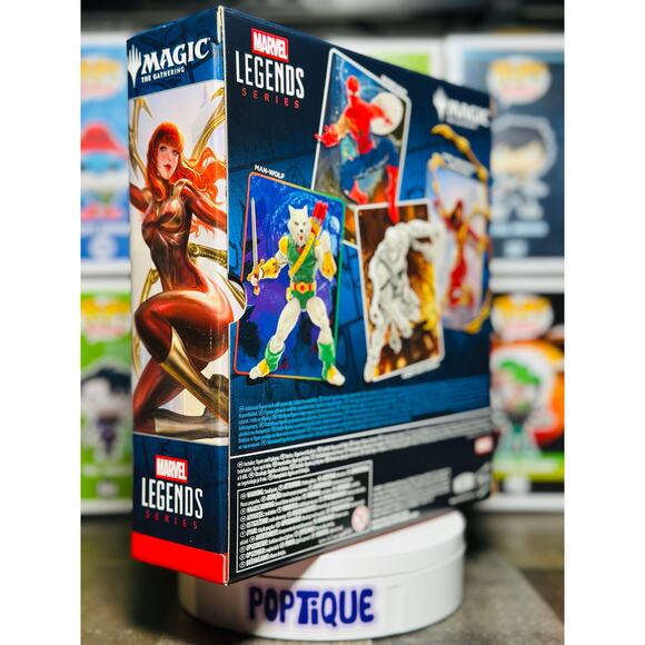 Spider-Man Marvel Legends MTG Mary Jane Watson (Iron Spider) Figure and Card - Picture 4 of 6